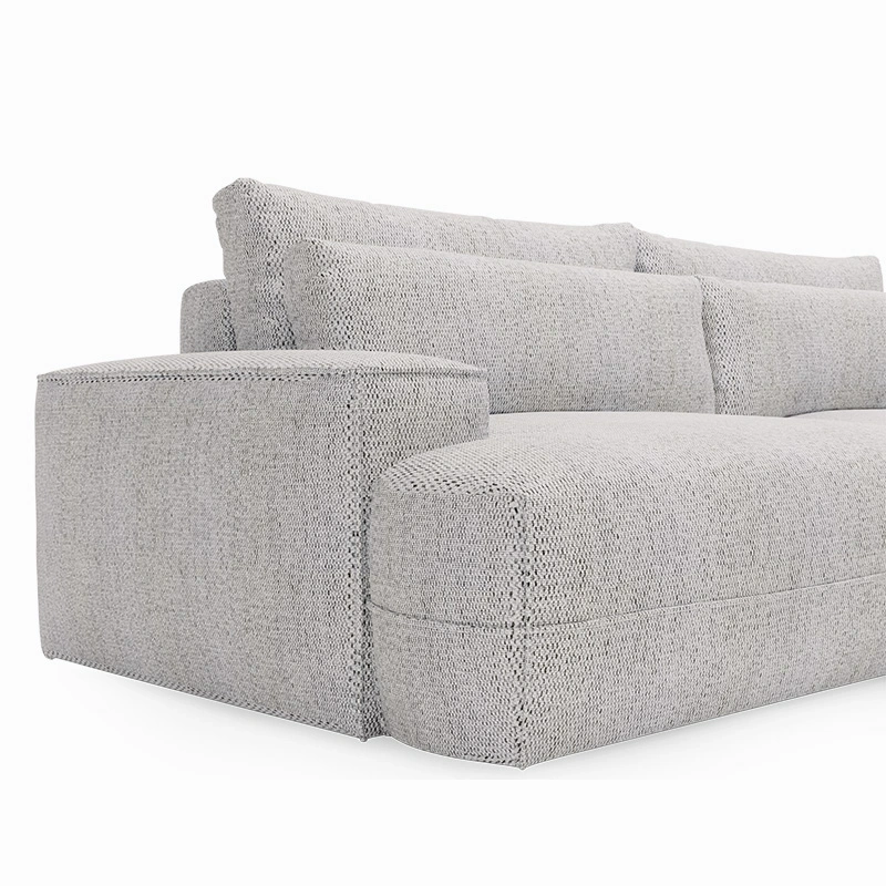 Narożnik L-kształtny Fresh z funkcją spania i pojemnikiem jasnoszary Narożnik L-kształtny Fresh z funkcją spania i pojemnikiem jasnoszary