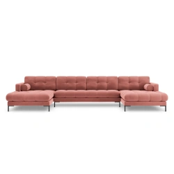 Narożnik aksamitny  U-kształtny Bali Cosmopolitan Design