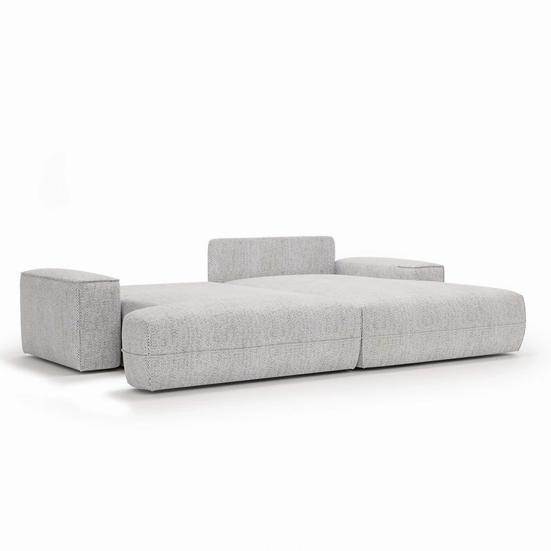 Narożnik L-kształtny Fresh z funkcją spania i pojemnikiem jasnoszary Narożnik L-kształtny Fresh z funkcją spania i pojemnikiem jasnoszary