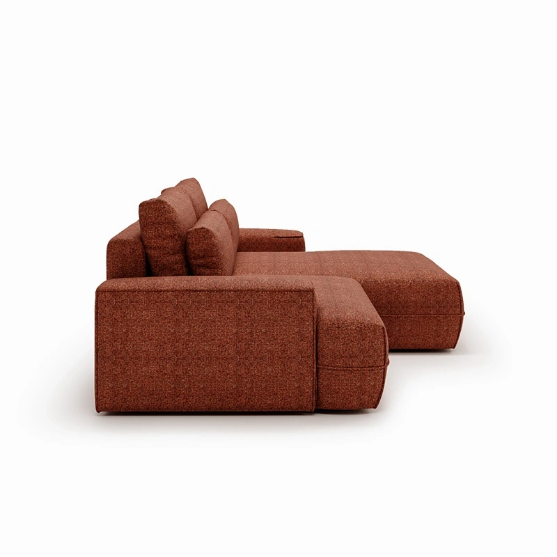 Narożnik L-kształtny Fresh z funkcją spania i pojemnikiem ceglany Narożnik L-kształtny Fresh z funkcją spania i pojemnikiem ceglany