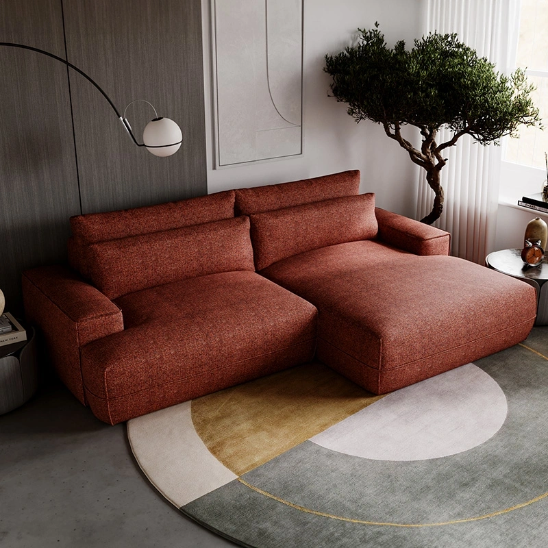 Narożnik L-kształtny Fresh z funkcją spania i pojemnikiem ceglany Narożnik L-kształtny Fresh z funkcją spania i pojemnikiem ceglany