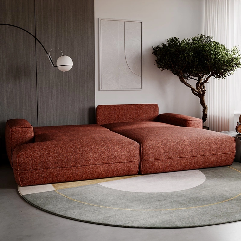 Narożnik L-kształtny Fresh z funkcją spania i pojemnikiem ceglany Narożnik L-kształtny Fresh z funkcją spania i pojemnikiem ceglany