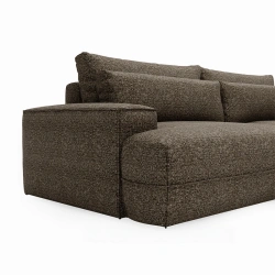 Narożnik L-kształtny Fresh z funkcją spania i pojemnikiem zimny brąz Narożnik L-kształtny Fresh z funkcją spania i pojemnikiem zimny brąz