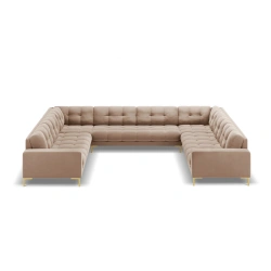 Sofa aksamitna panoramiczna 9-osobowa Bali Cosmopolitan Design Sofa aksamitna panoramiczna 9-osobowa Bali Cosmopolitan Design