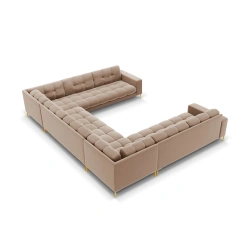 Sofa aksamitna panoramiczna 9-osobowa Bali Cosmopolitan Design Sofa aksamitna panoramiczna 9-osobowa Bali Cosmopolitan Design