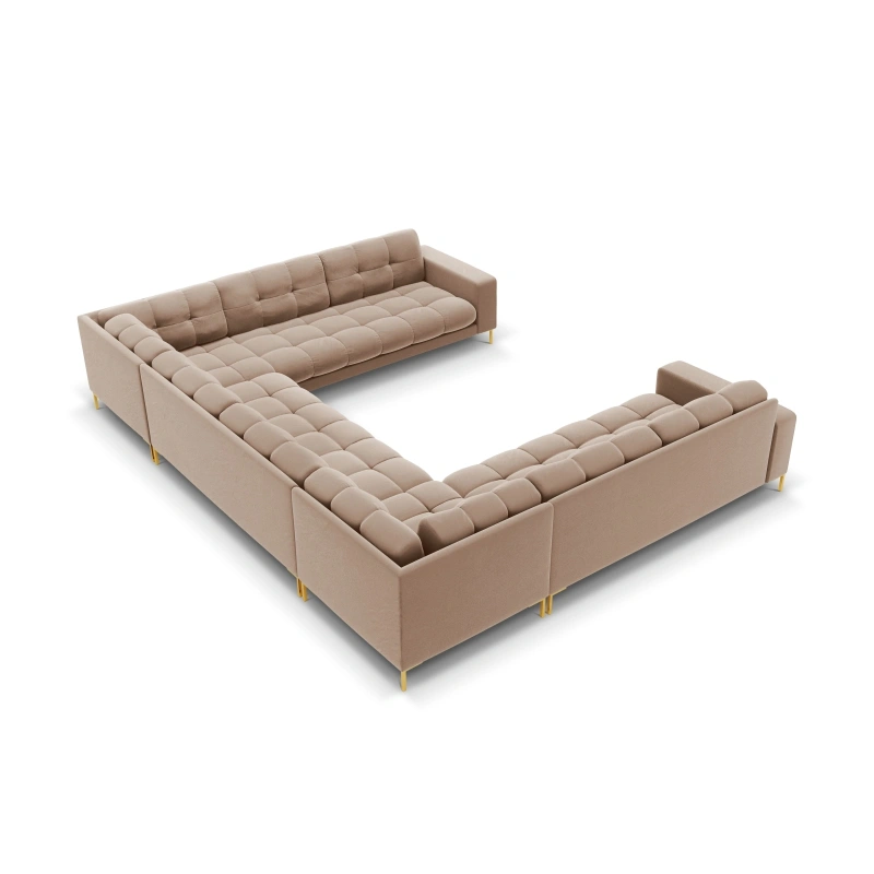 Sofa aksamitna panoramiczna 9-osobowa Bali Cosmopolitan Design Sofa aksamitna panoramiczna 9-osobowa Bali Cosmopolitan Design