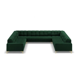 Sofa aksamitna panoramiczna 9-osobowa Bali Cosmopolitan Design