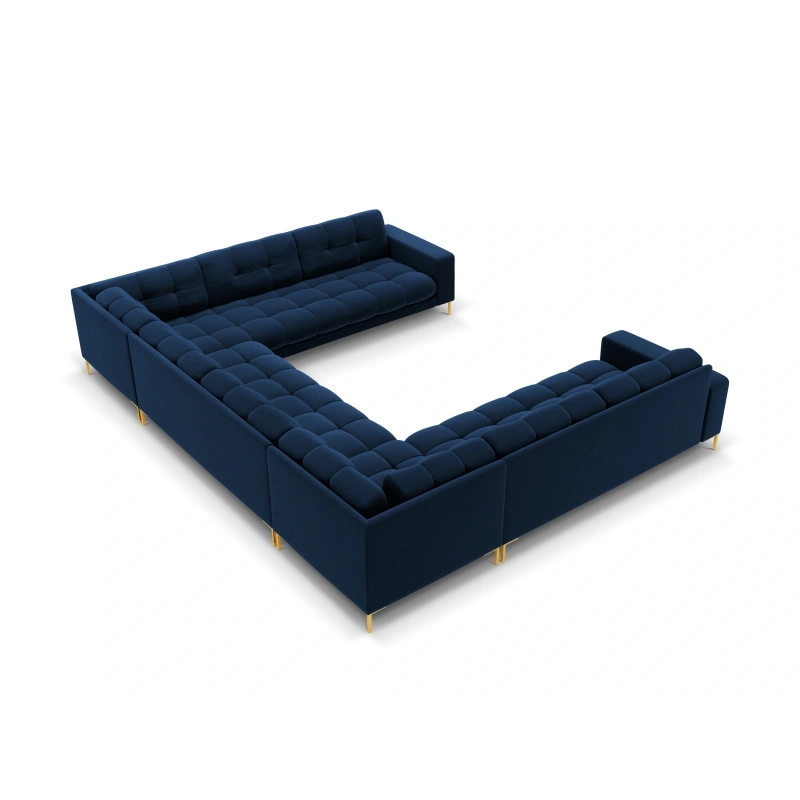 Sofa aksamitna panoramiczna 9-osobowa Bali Cosmopolitan Design