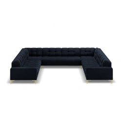 Sofa aksamitna panoramiczna 9-osobowa Bali Cosmopolitan Design