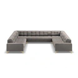 Sofa aksamitna panoramiczna 9-osobowa Bali Cosmopolitan Design