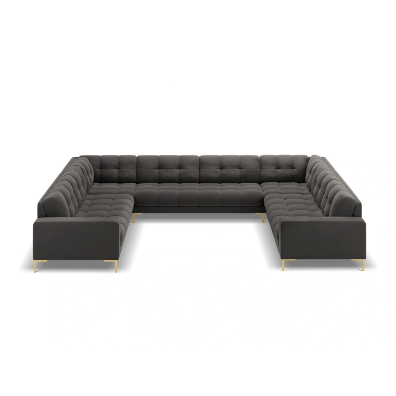 Sofa aksamitna panoramiczna 9-osobowa Bali Cosmopolitan Design
