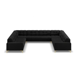 Sofa aksamitna panoramiczna 9-osobowa Bali Cosmopolitan Design