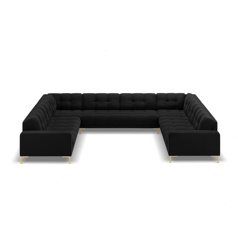 Sofa aksamitna panoramiczna 9-osobowa Bali Cosmopolitan Design