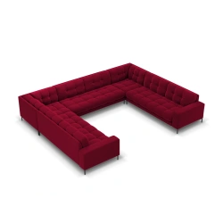 Sofa aksamitna panoramiczna 9-osobowa Bali Cosmopolitan Design