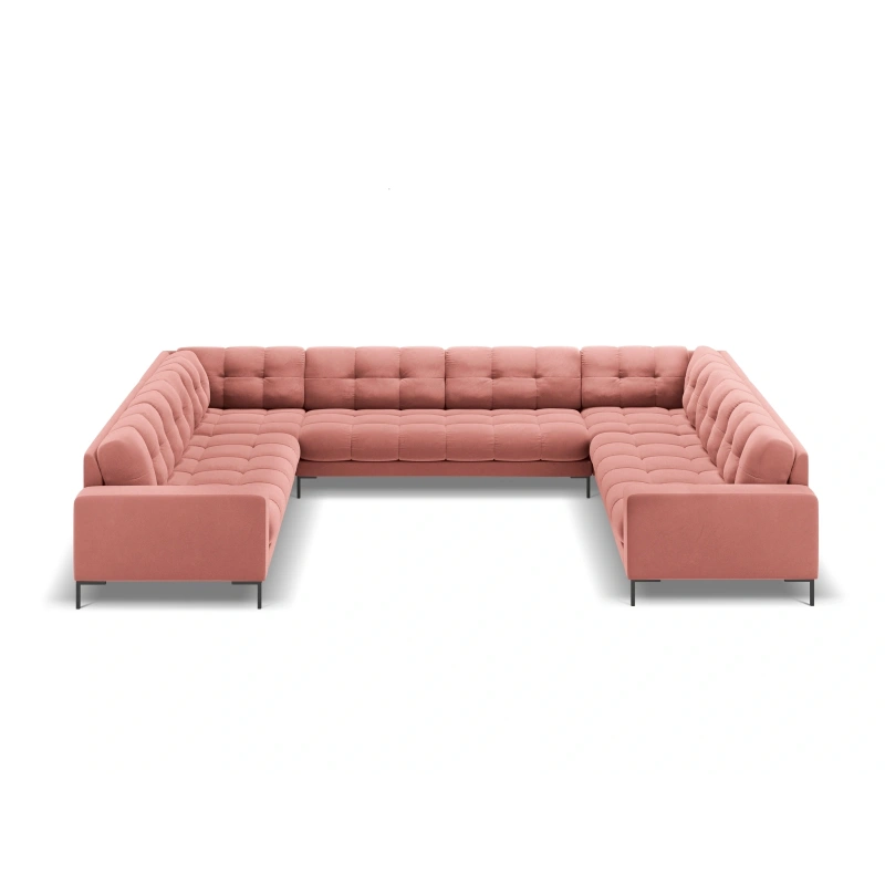 Sofa aksamitna panoramiczna 9-osobowa Bali Cosmopolitan Design