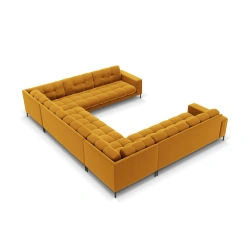 Sofa aksamitna panoramiczna 9-osobowa Bali Cosmopolitan Design