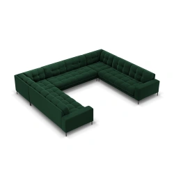 Sofa aksamitna panoramiczna 9-osobowa Bali Cosmopolitan Design