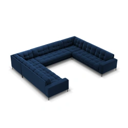 Sofa aksamitna panoramiczna 9-osobowa Bali Cosmopolitan Design