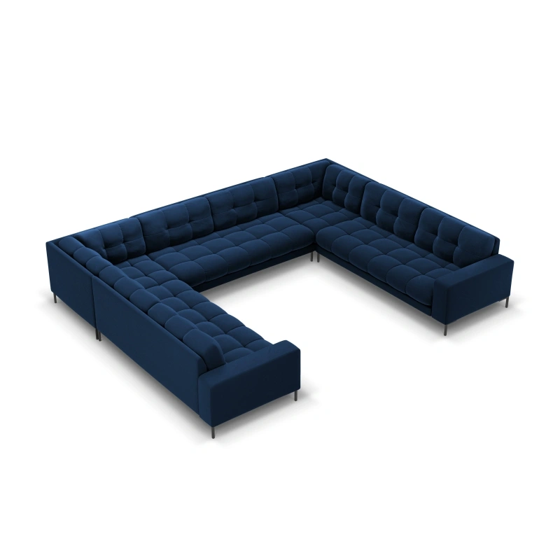 Sofa aksamitna panoramiczna 9-osobowa Bali Cosmopolitan Design