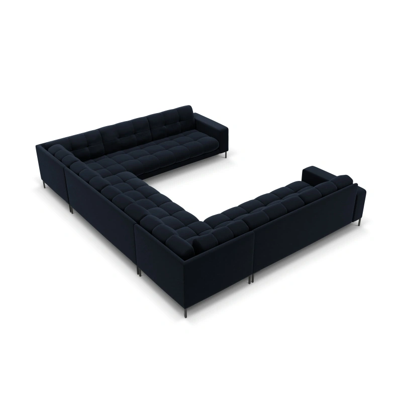 Sofa aksamitna panoramiczna 9-osobowa Bali Cosmopolitan Design