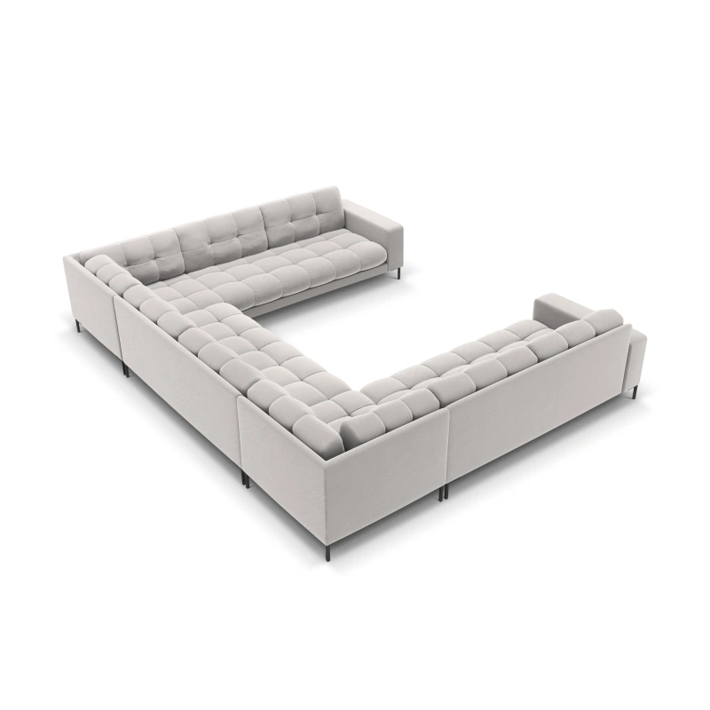 Sofa aksamitna panoramiczna 9-osobowa Bali Cosmopolitan Design