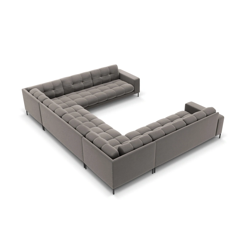 Sofa aksamitna panoramiczna 9-osobowa Bali Cosmopolitan Design