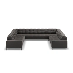 Sofa aksamitna panoramiczna 9-osobowa Bali Cosmopolitan Design