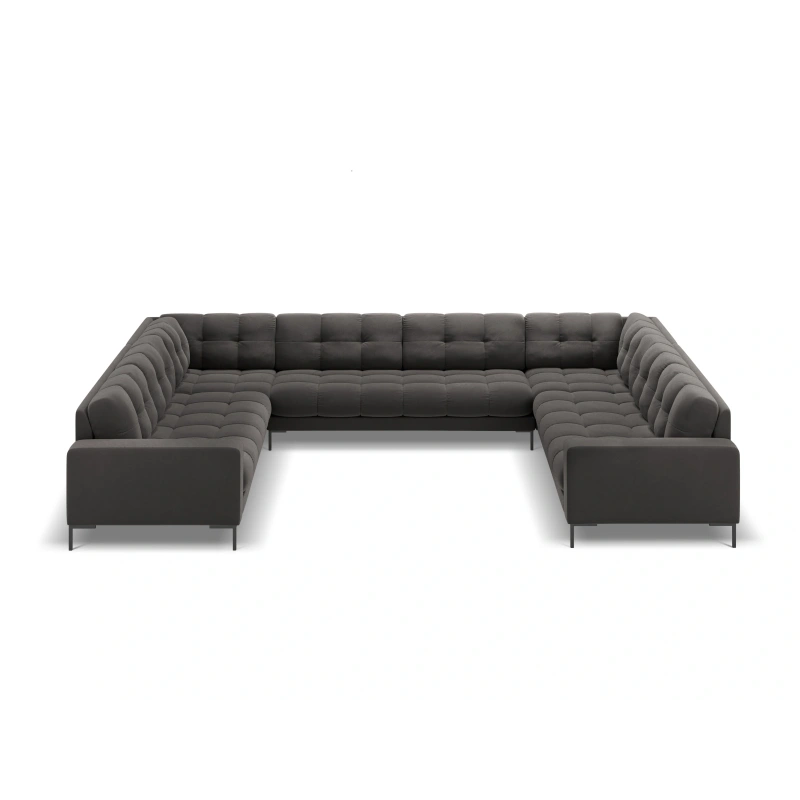 Sofa aksamitna panoramiczna 9-osobowa Bali Cosmopolitan Design
