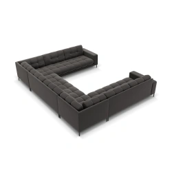 Sofa aksamitna panoramiczna 9-osobowa Bali Cosmopolitan Design