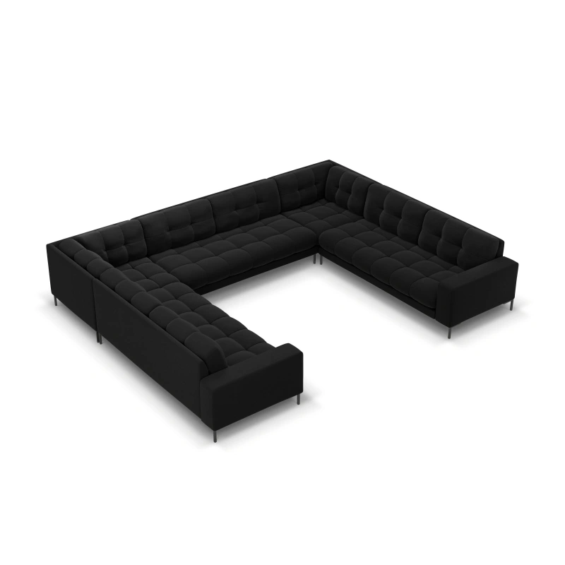 Sofa aksamitna panoramiczna 9-osobowa Bali Cosmopolitan Design
