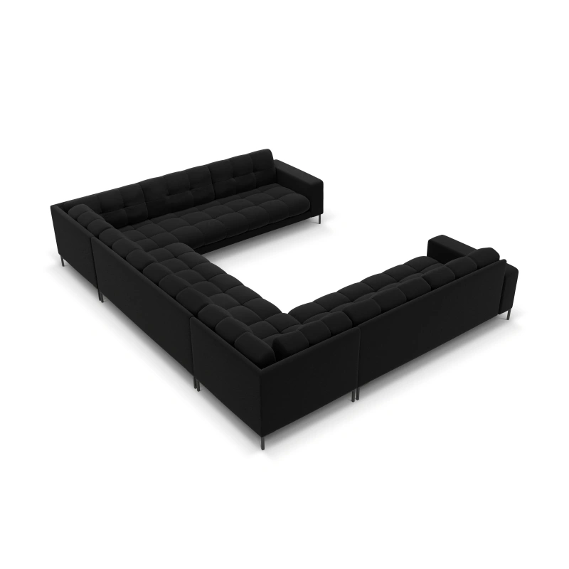 Sofa aksamitna panoramiczna 9-osobowa Bali Cosmopolitan Design