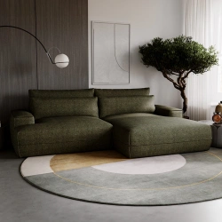 Narożnik L-kształtny Fresh z funkcją spania i pojemnikiem zielony Narożnik L-kształtny Fresh z funkcją spania i pojemnikiem zielony