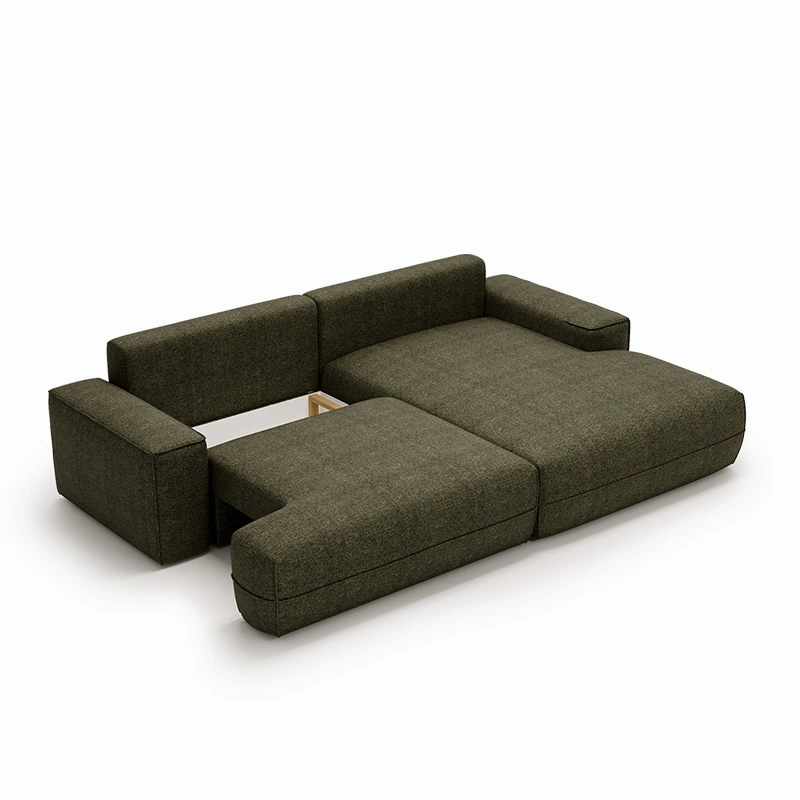 Narożnik L-kształtny Fresh z funkcją spania i pojemnikiem zielony Narożnik L-kształtny Fresh z funkcją spania i pojemnikiem zielony