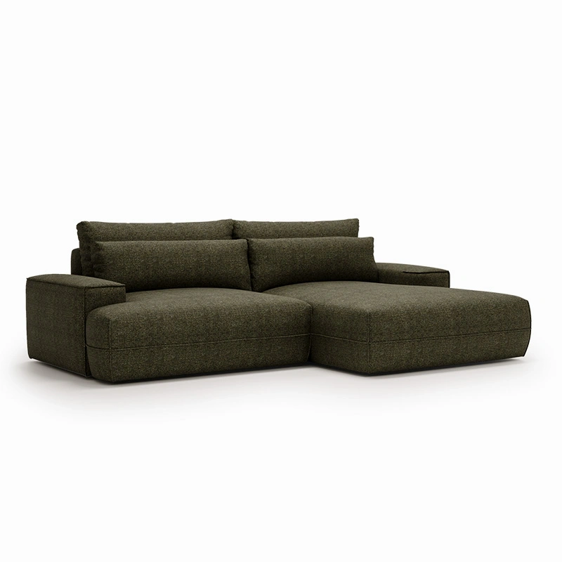 Narożnik L-kształtny Fresh z funkcją spania i pojemnikiem zielony Narożnik L-kształtny Fresh z funkcją spania i pojemnikiem zielony