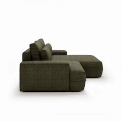 Narożnik L-kształtny Fresh z funkcją spania i pojemnikiem zielony Narożnik L-kształtny Fresh z funkcją spania i pojemnikiem zielony