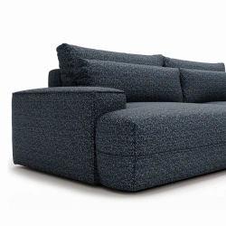 Narożnik L-kształtny Fresh z funkcją spania i pojemnikiem niebieski Narożnik L-kształtny Fresh z funkcją spania i pojemnikiem niebieski