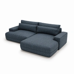 Narożnik L-kształtny Fresh z funkcją spania i pojemnikiem niebieski Narożnik L-kształtny Fresh z funkcją spania i pojemnikiem niebieski