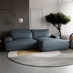 Narożnik L-kształtny Fresh z funkcją spania i pojemnikiem niebieski Narożnik L-kształtny Fresh z funkcją spania i pojemnikiem niebieski