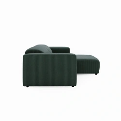 Nowoczesny narożnik L-kształtny Passito butelkowa zieleń Nowoczesny narożnik L-kształtny Passito butelkowa zieleń