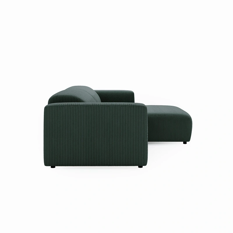 Nowoczesny narożnik L-kształtny Passito butelkowa zieleń Nowoczesny narożnik L-kształtny Passito butelkowa zieleń