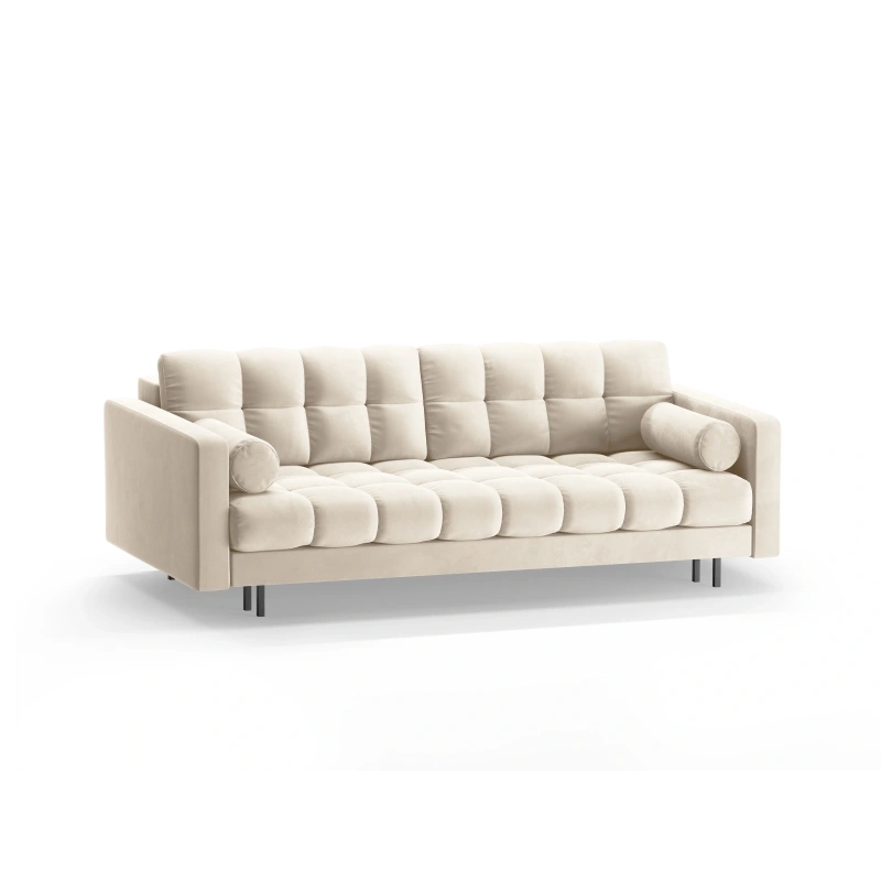 Sofa aksamitna 3-osobowa Bali z funkcją spania Cosmopolitan Design Sofa aksamitna 3-osobowa Bali z funkcją spania Cosmopolitan Design