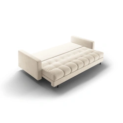 Sofa aksamitna 3-osobowa Bali z funkcją spania Cosmopolitan Design Sofa aksamitna 3-osobowa Bali z funkcją spania Cosmopolitan Design