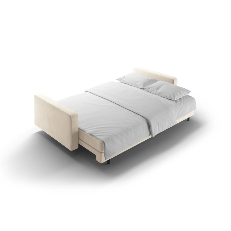 Sofa aksamitna 3-osobowa Bali z funkcją spania Cosmopolitan Design Sofa aksamitna 3-osobowa Bali z funkcją spania Cosmopolitan Design