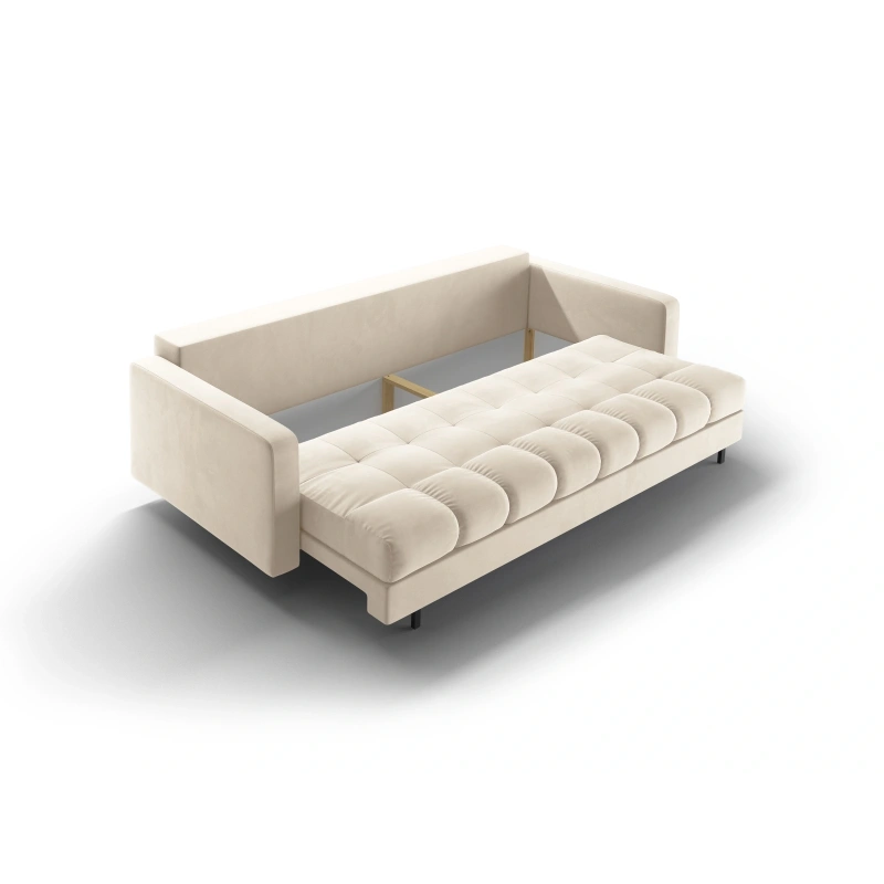 Sofa aksamitna 3-osobowa Bali z funkcją spania Cosmopolitan Design Sofa aksamitna 3-osobowa Bali z funkcją spania Cosmopolitan Design