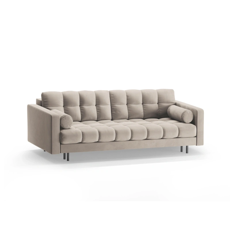 Sofa aksamitna 3-osobowa Bali z funkcją spania Cosmopolitan Design