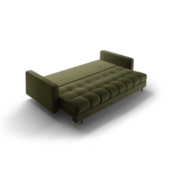 Sofa aksamitna 3-osobowa Bali z funkcją spania Cosmopolitan Design Sofa aksamitna 3-osobowa Bali z funkcją spania Cosmopolitan Design