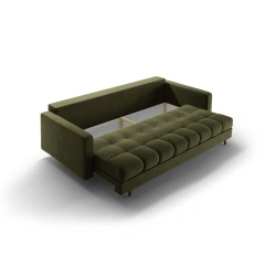 Sofa aksamitna 3-osobowa Bali z funkcją spania Cosmopolitan Design Sofa aksamitna 3-osobowa Bali z funkcją spania Cosmopolitan Design