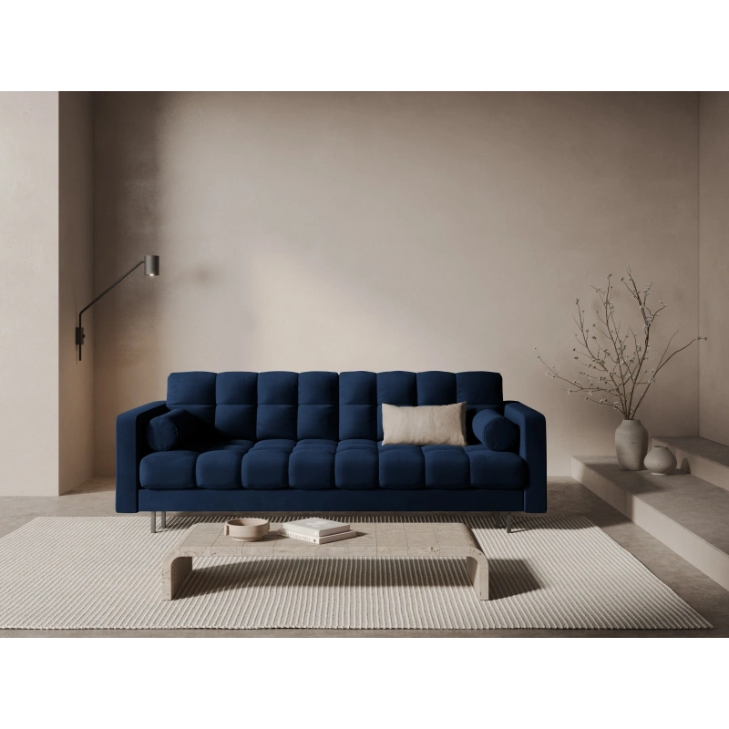 Sofa aksamitna 3-osobowa Bali z funkcją spania Cosmopolitan Design Sofa aksamitna 3-osobowa Bali z funkcją spania Cosmopolitan Design