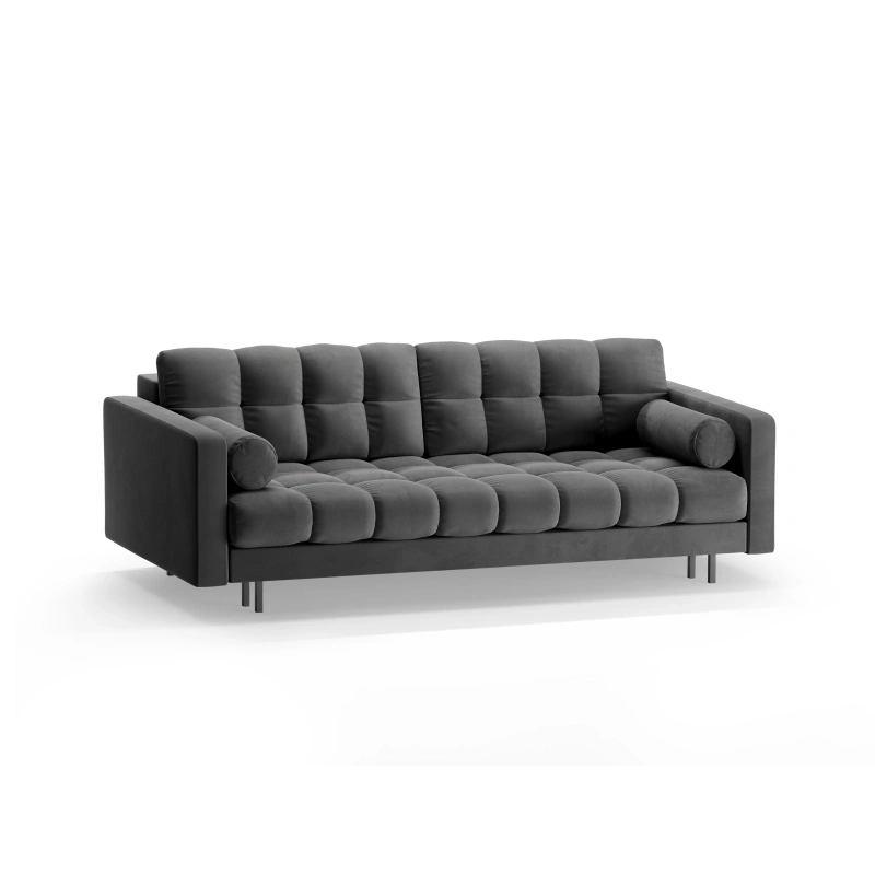 Sofa aksamitna 3-osobowa Bali z funkcją spania Cosmopolitan Design Sofa aksamitna 3-osobowa Bali z funkcją spania Cosmopolitan Design