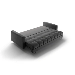 Sofa aksamitna 3-osobowa Bali z funkcją spania Cosmopolitan Design Sofa aksamitna 3-osobowa Bali z funkcją spania Cosmopolitan Design